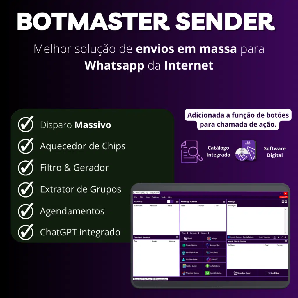 BotMaster Sender Whatsapp 12.5.1.0 Última Versão Original